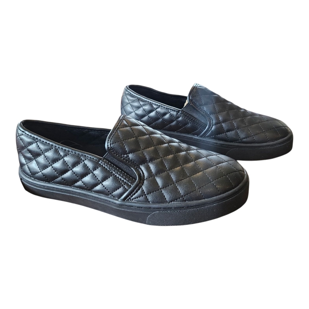 LaForst Slip On Slip Resistant Quilted Black Shoes Size 8.5 Women's